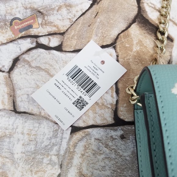 #bagsavenue fast ship purse Remi Daisy Embroidered Chain Crossbody kate spade - Picture 3 of 11
